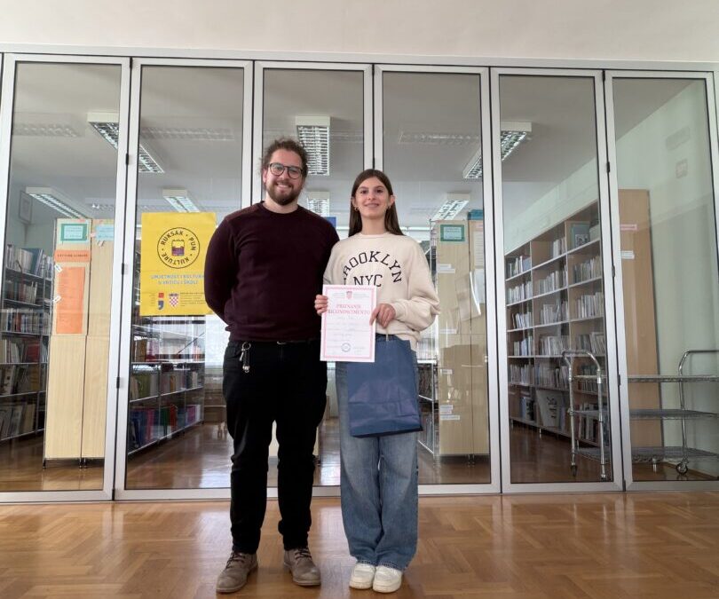 Veliki uspjeh OŠ Tar-Vabriga na Županijskom natjecanju iz njemačkog jezika: Alani Šabić osvojila prvo mjesto