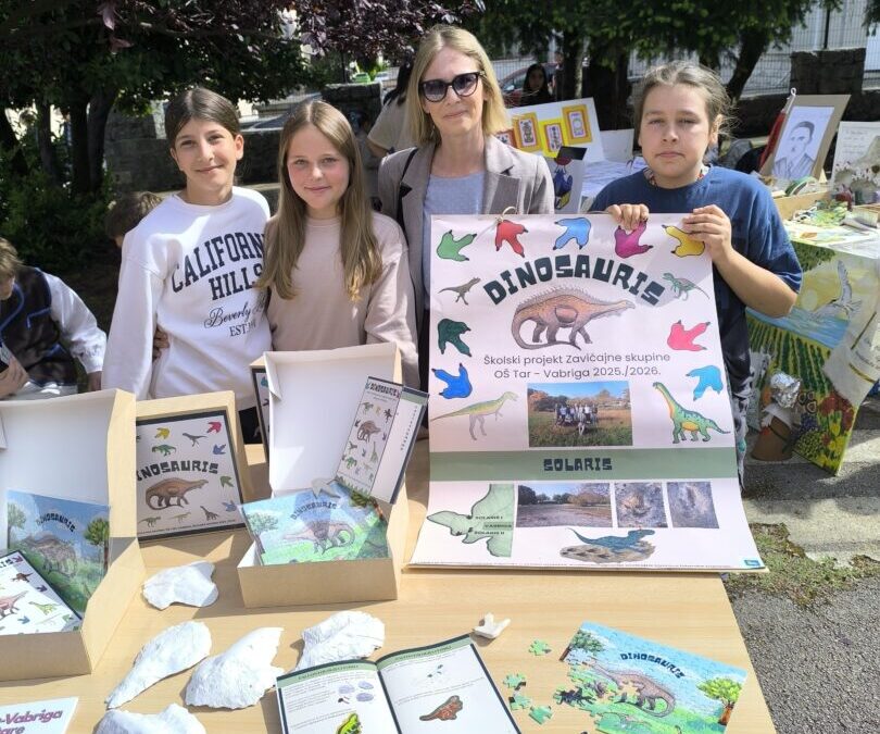 Školski projekt Dinosauris predstavljen na Festivalu zavičajnosti u Labinu